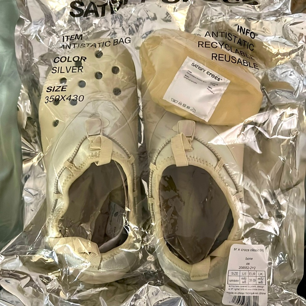 SR X Crocs Limited Edition Classic Clog. Brand new/original bag/packaging.